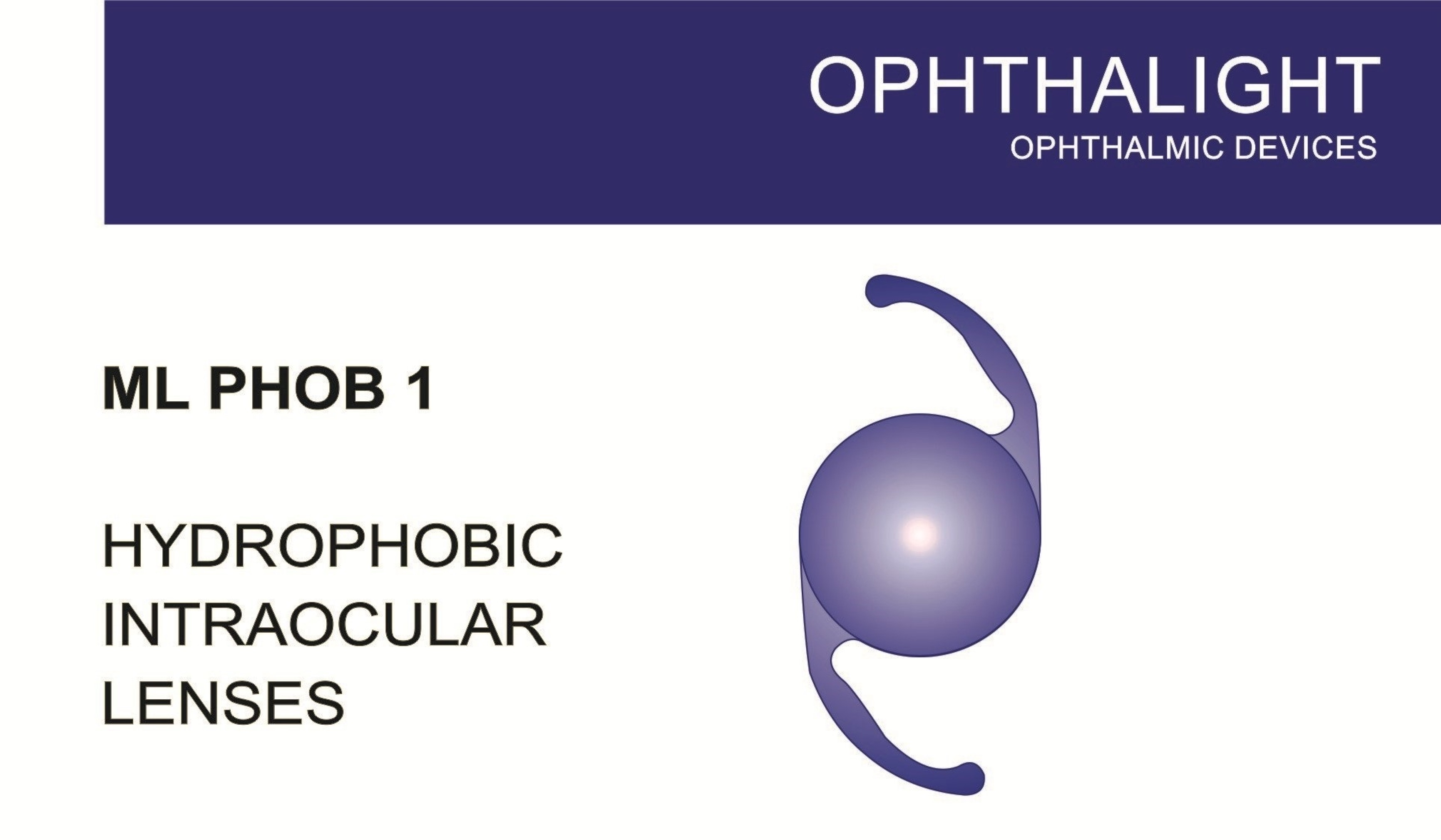 لنز داخل چشمی هیدروفوب افتالایت/ OPHTHALIGHT Hydrophobic IOL ML PHOB 1 